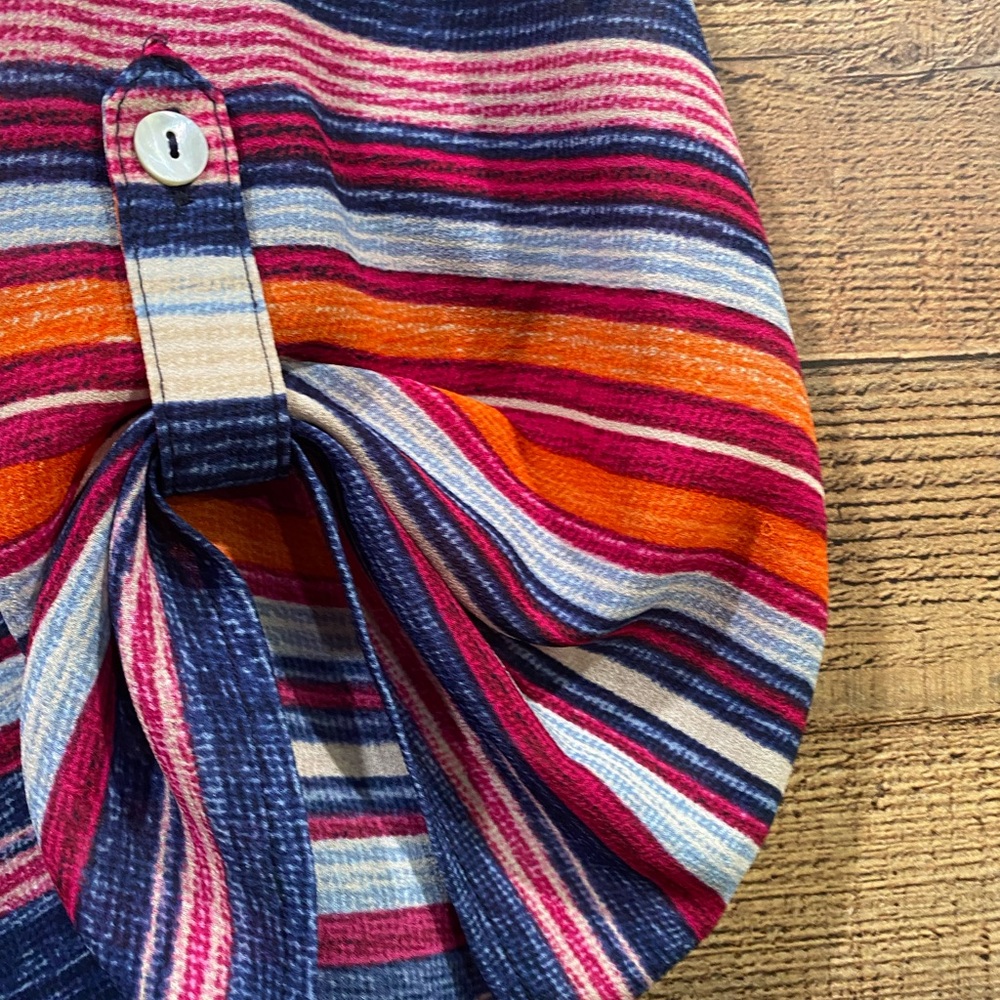 Ruby Rd. Striped Multicolor Kimono Blouse Size 2XL - Picture 2 of 4